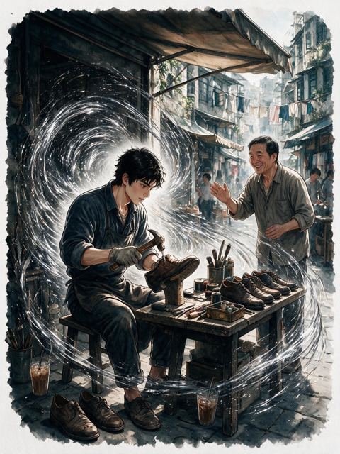 街邊補鞋匠(生產者 6/3)職份卡