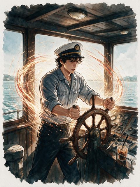渡輪船長(顯示者 4/1)職份卡