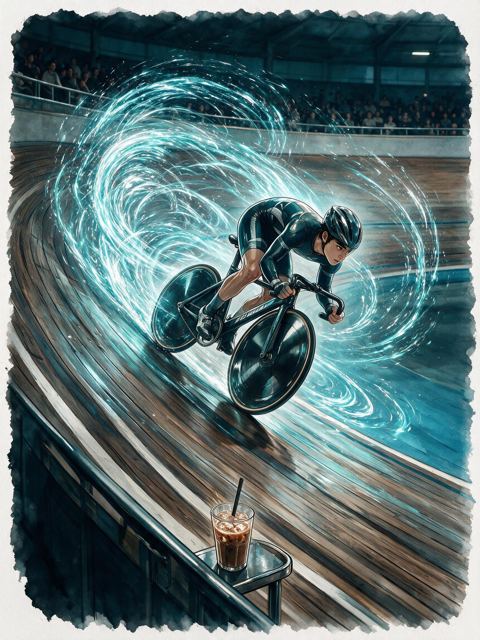 場地單車手(顯示生產者 4/1)職份卡
